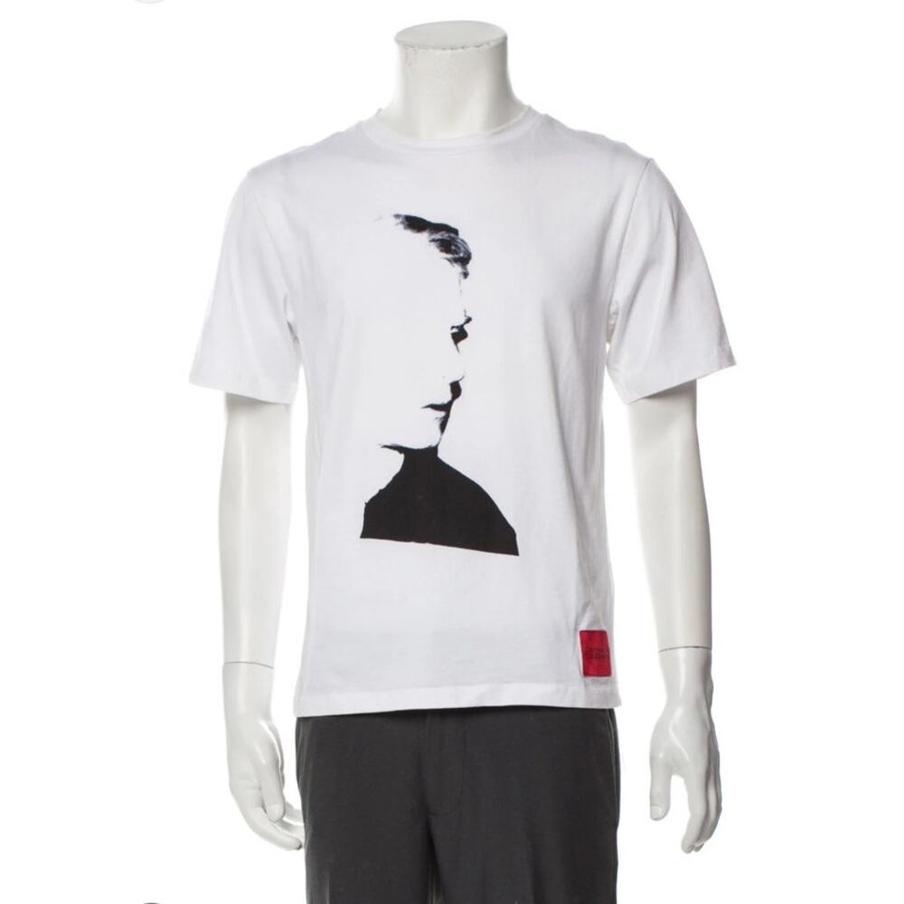 Calvin Klein Jeans Andy Warhol Portrait Graphic Print T Shirt Size XXL EUC 2XL